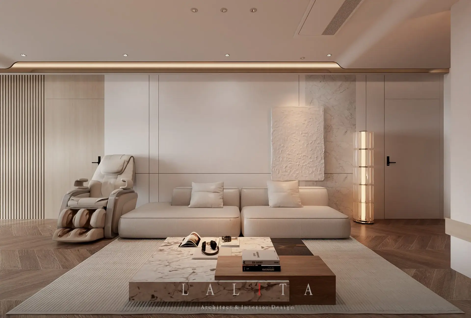 Living Room – Kitchen Interior