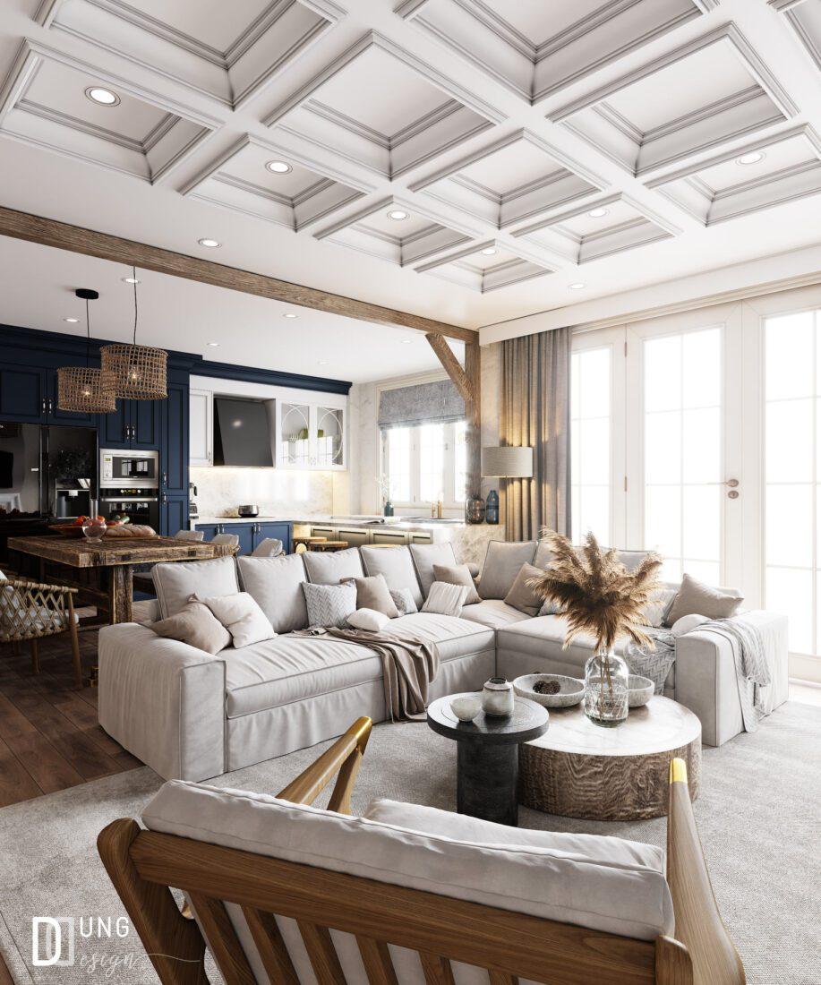 Interior Kitchen – Livingroom 285 Scene