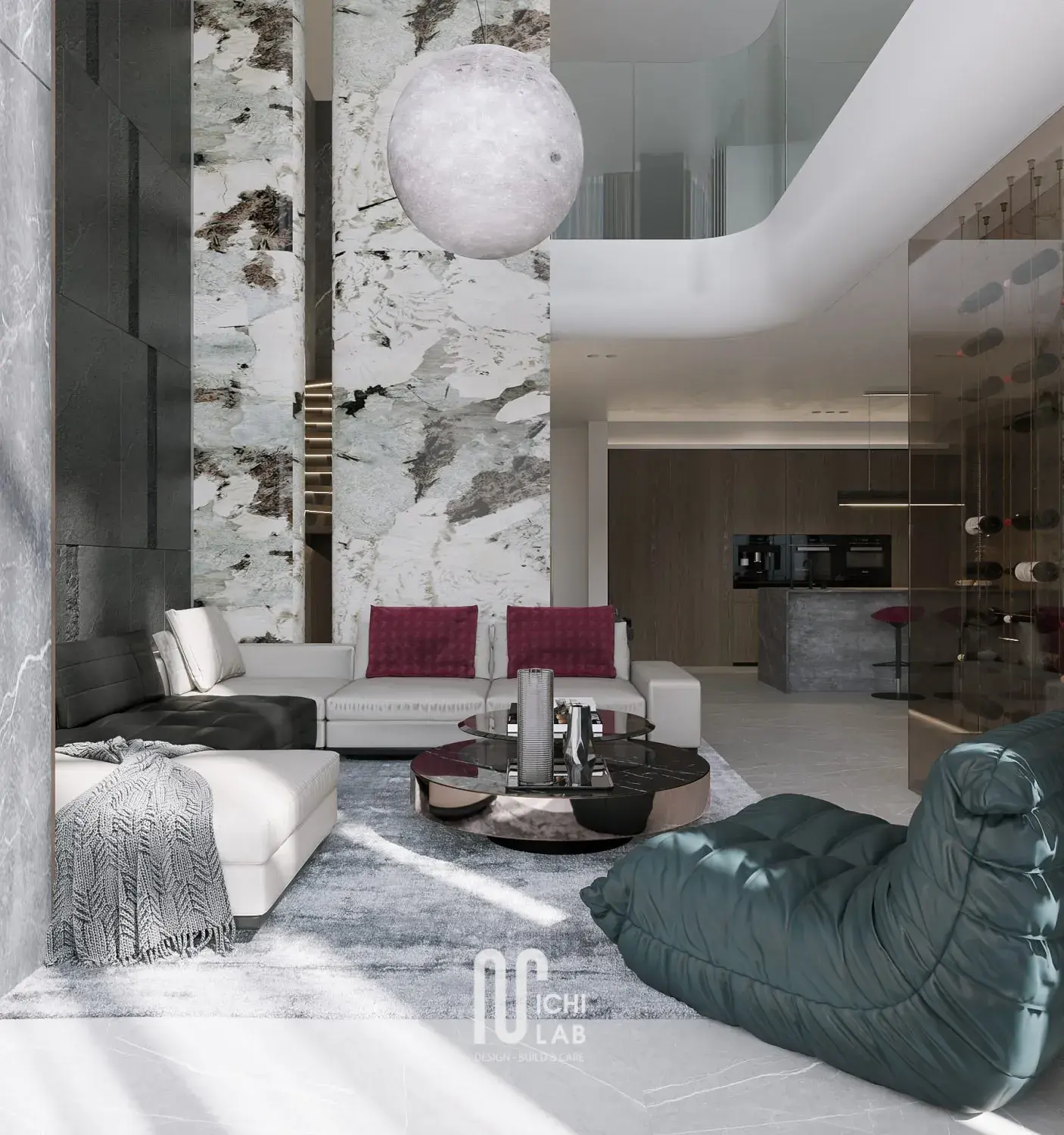 Living Room – Kitchen Interior