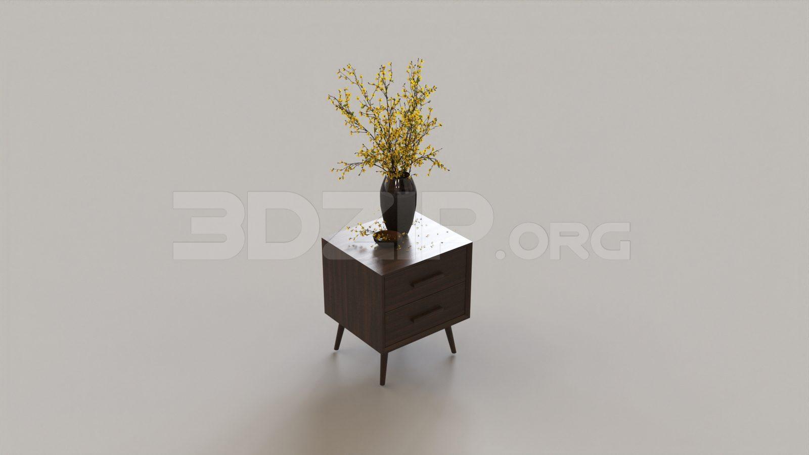 Bedside Table — preview 1 (3dzip)
