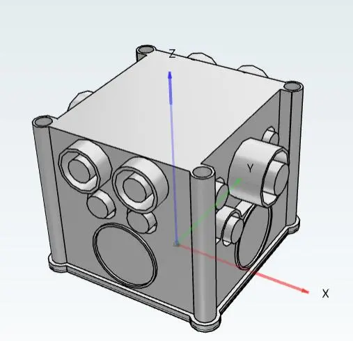 Kaiser - Flush-mounting junction box for KRFG-tubes