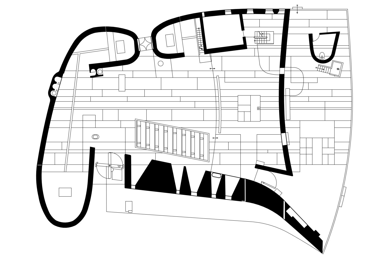Сhapel in Ronchamp. Le Corbusier