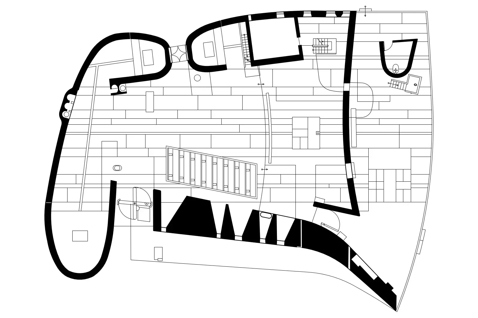 Сhapel in Ronchamp. Le Corbusier