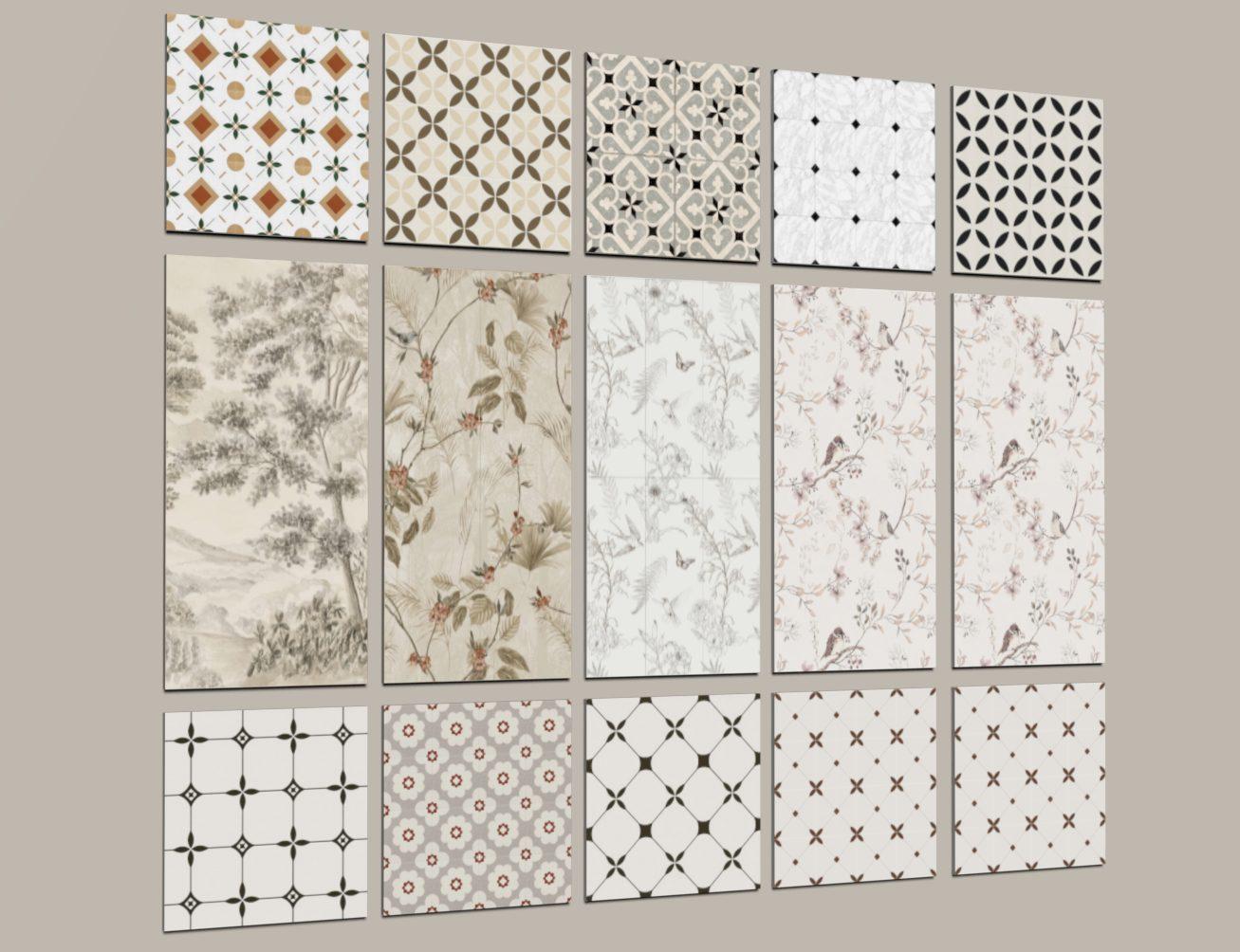 Decorative Cement Tiles for Homes, Cafés, and Hotels – Free Texture