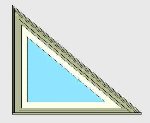 Kolbe Ultra Series Double Humg Trapezoid 3-Sides Sash Set Units
