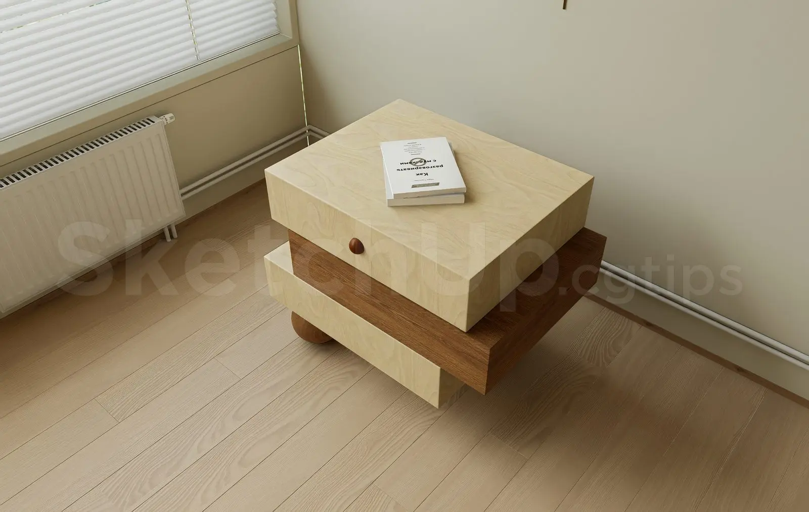Bed Side Table — preview 1 (cgtips)