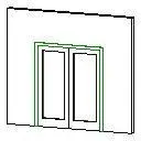 Double Door Glass