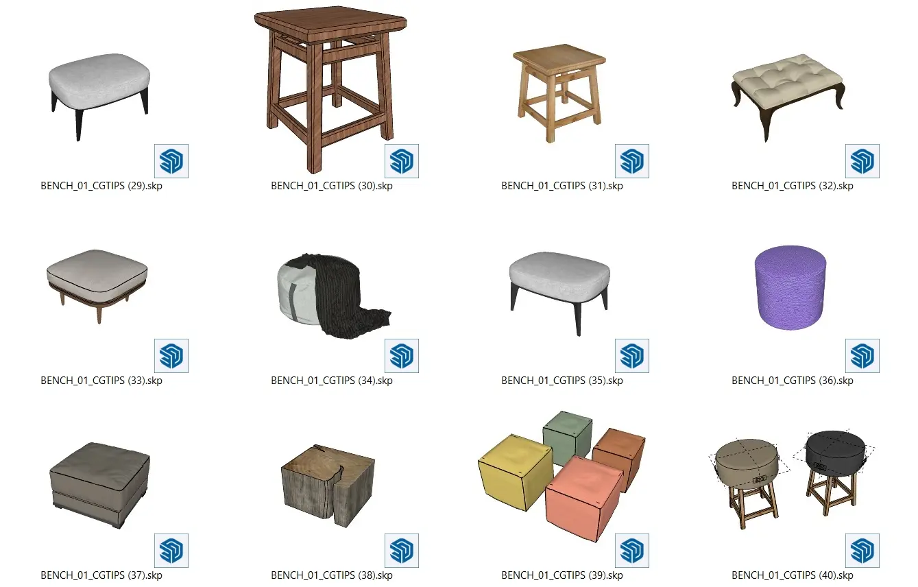Bench Chair — preview 1 (cgtips)