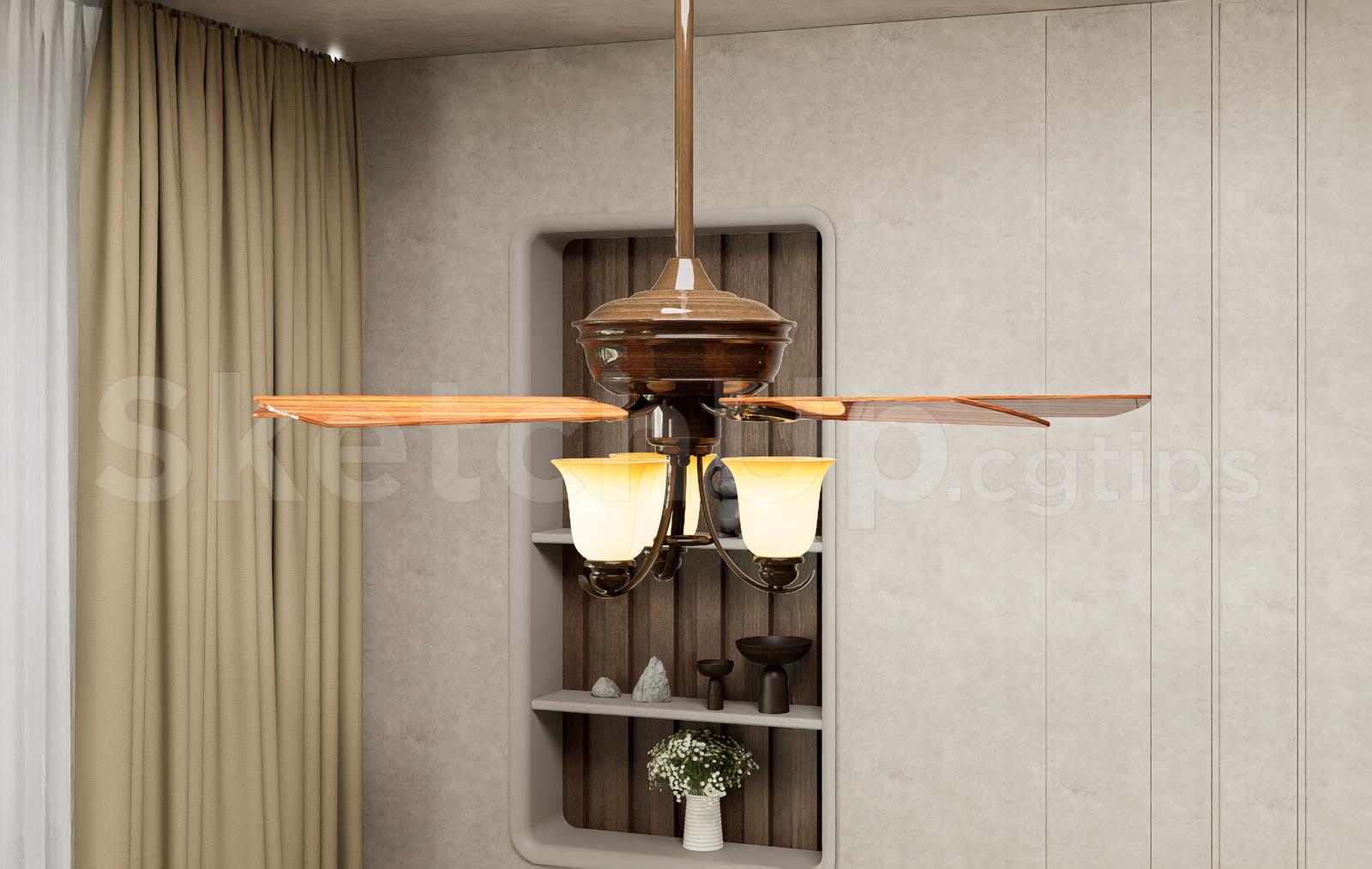 Classic Ceiling Fan Lamp