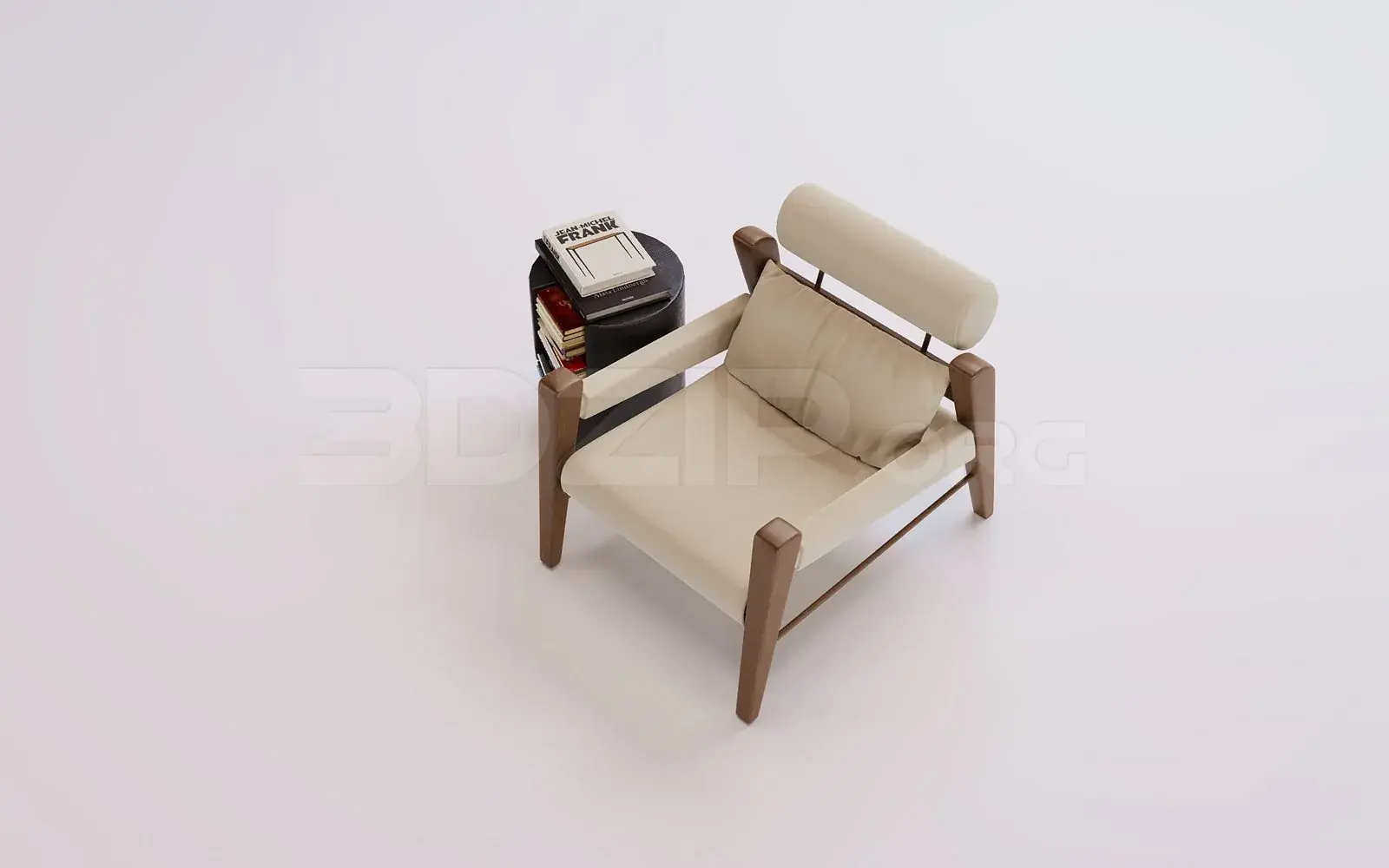 Armchair 3D Model for Interior Projects
