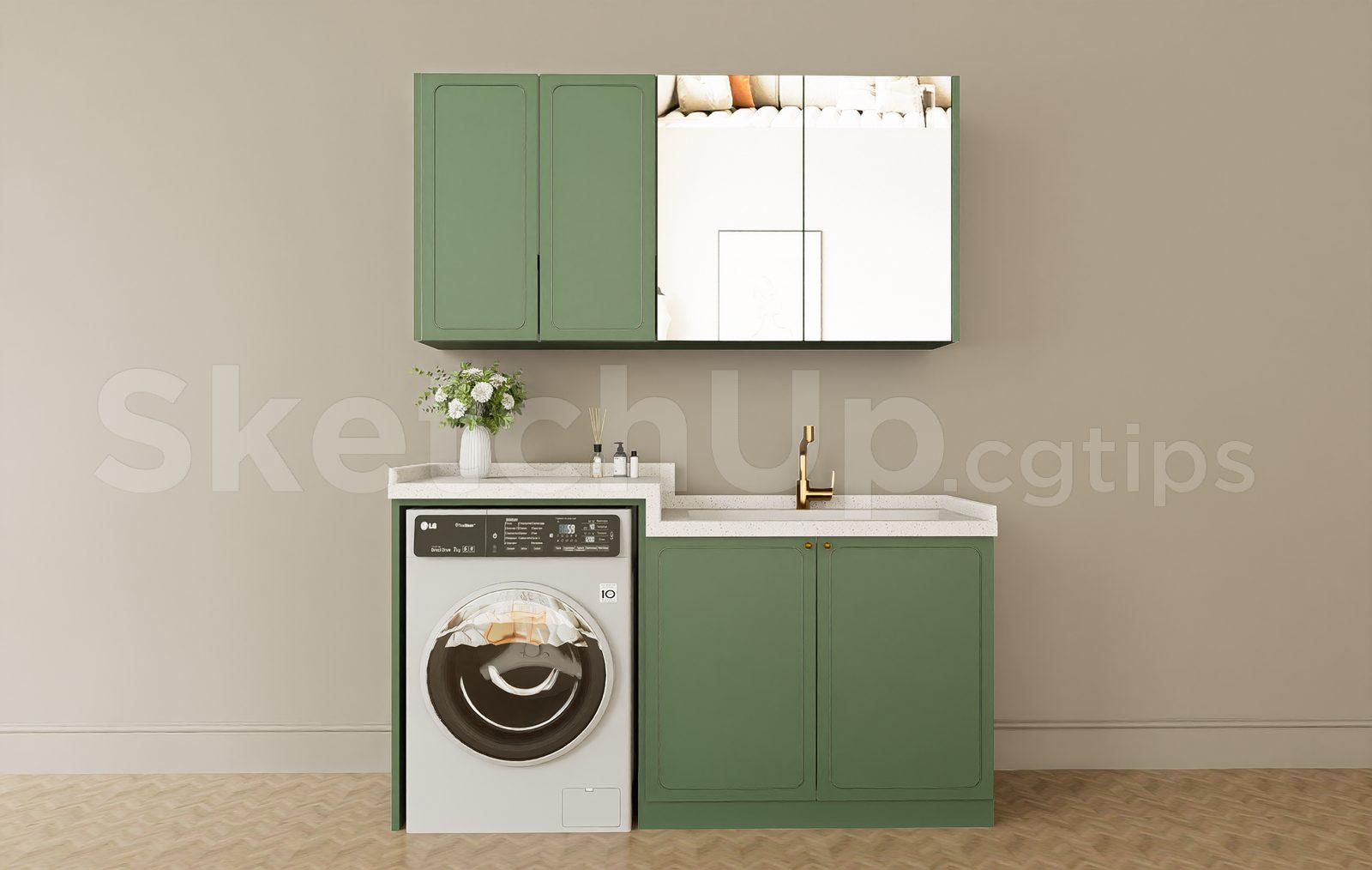 Modern Cabinet With Washbasin