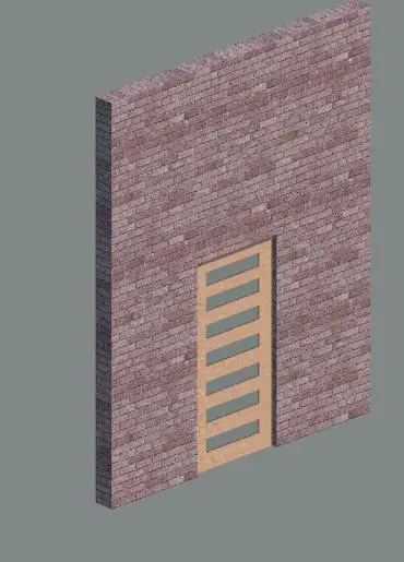 Glass Striped door 1