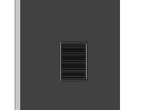 Wall Louver w Trim Parametric