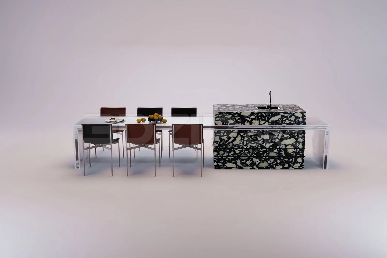 Kitchen Island — preview 1 (3dzip)
