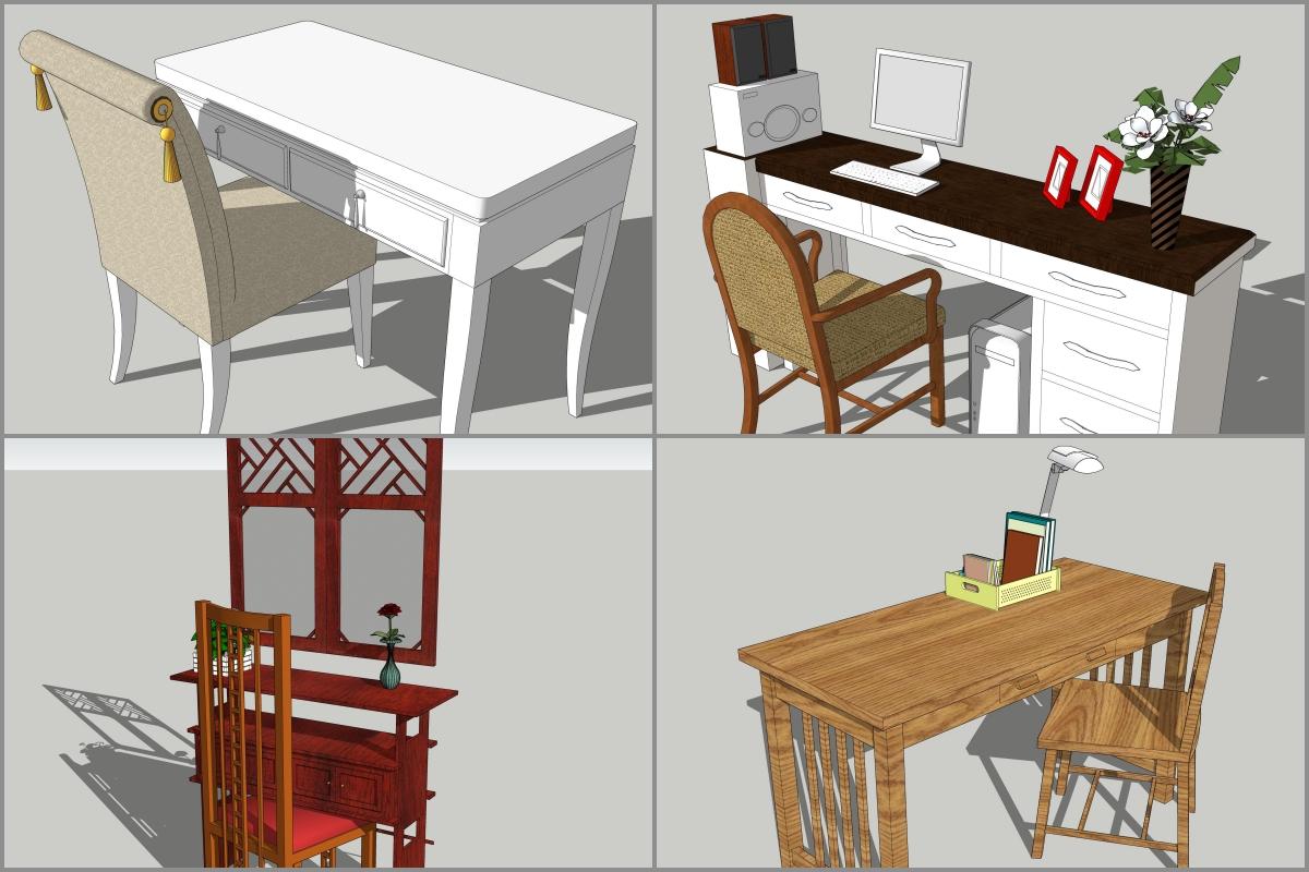 Combo Study Classic Desk