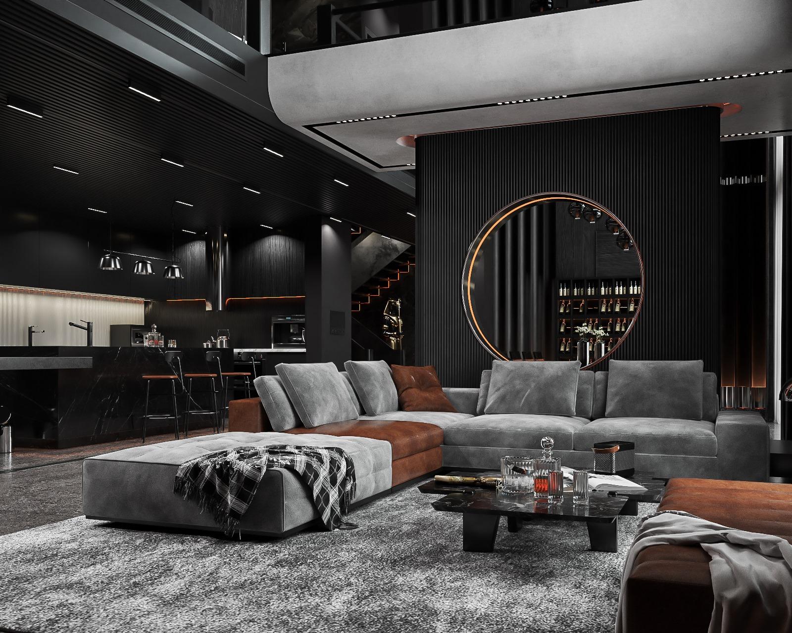Interior Living- Kitchenroom Scene
