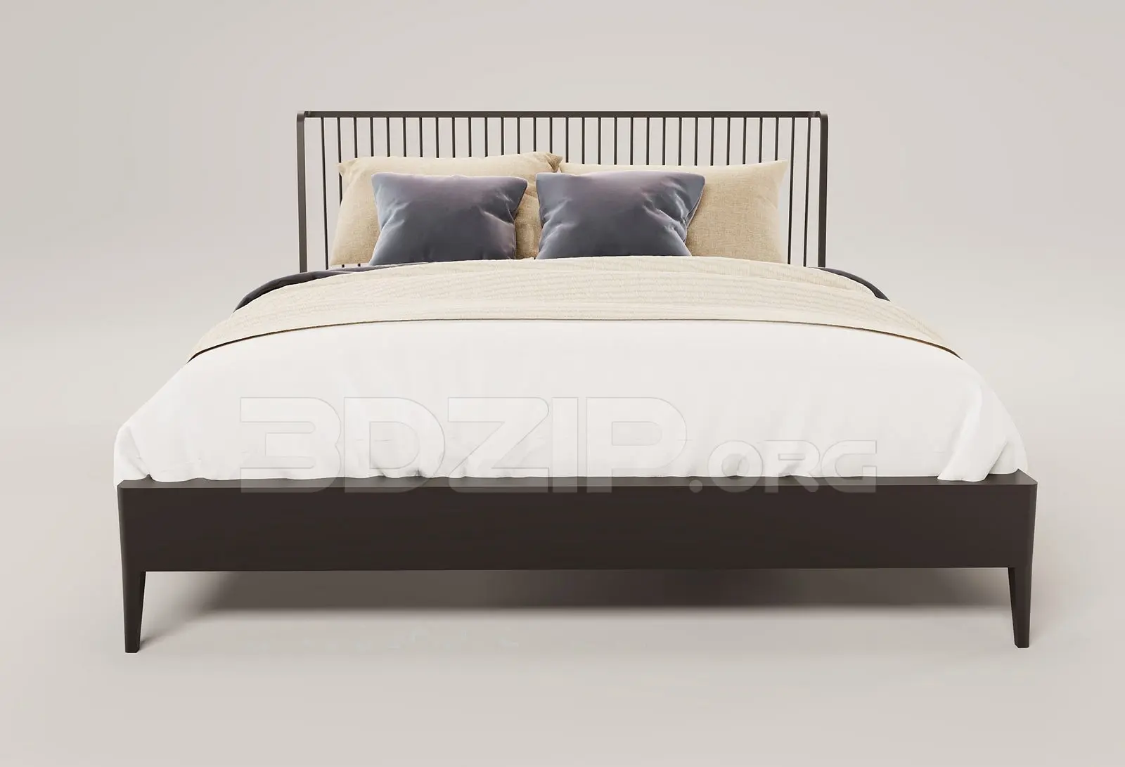 Bed — preview 1 (3dzip, CC0)