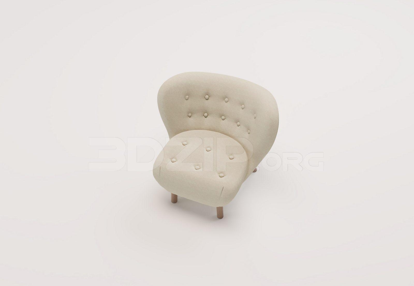 Chair 3D Model for Interior Projects