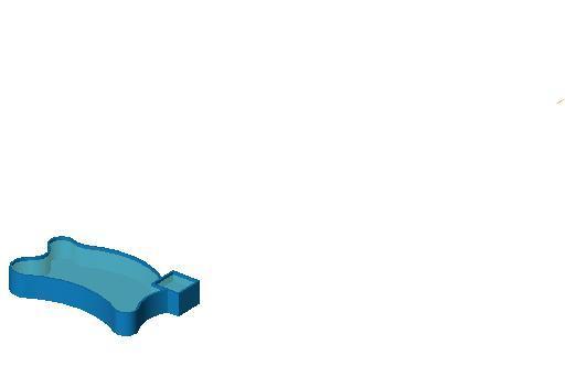 Small residential pool