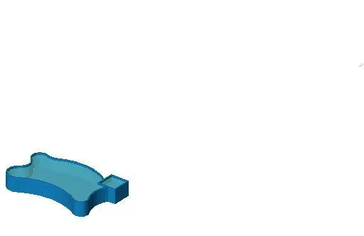 Small residential pool