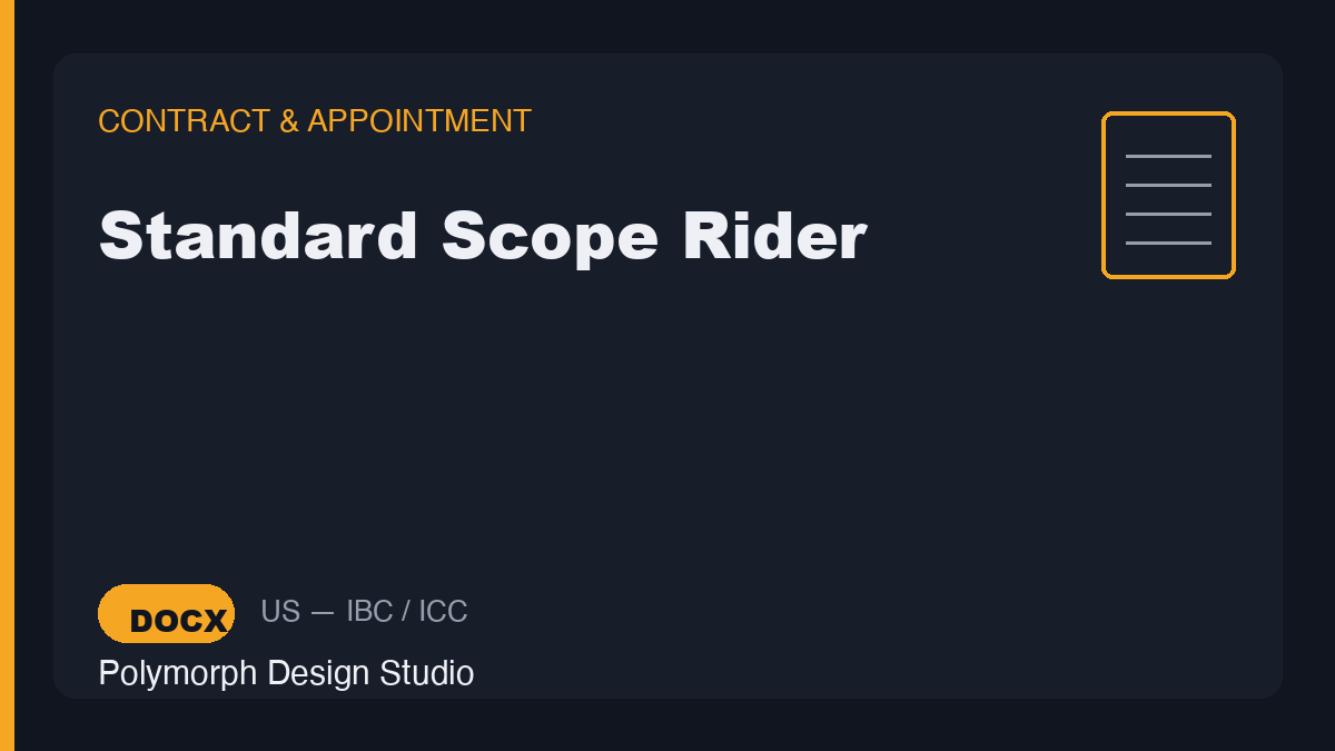 Standard Scope Rider