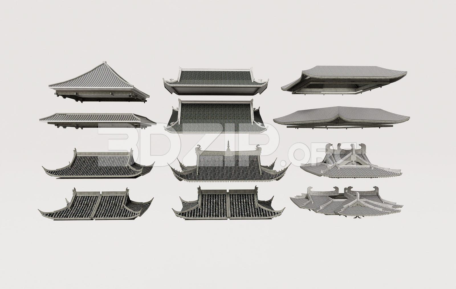 Traditional Asian Roof Collection