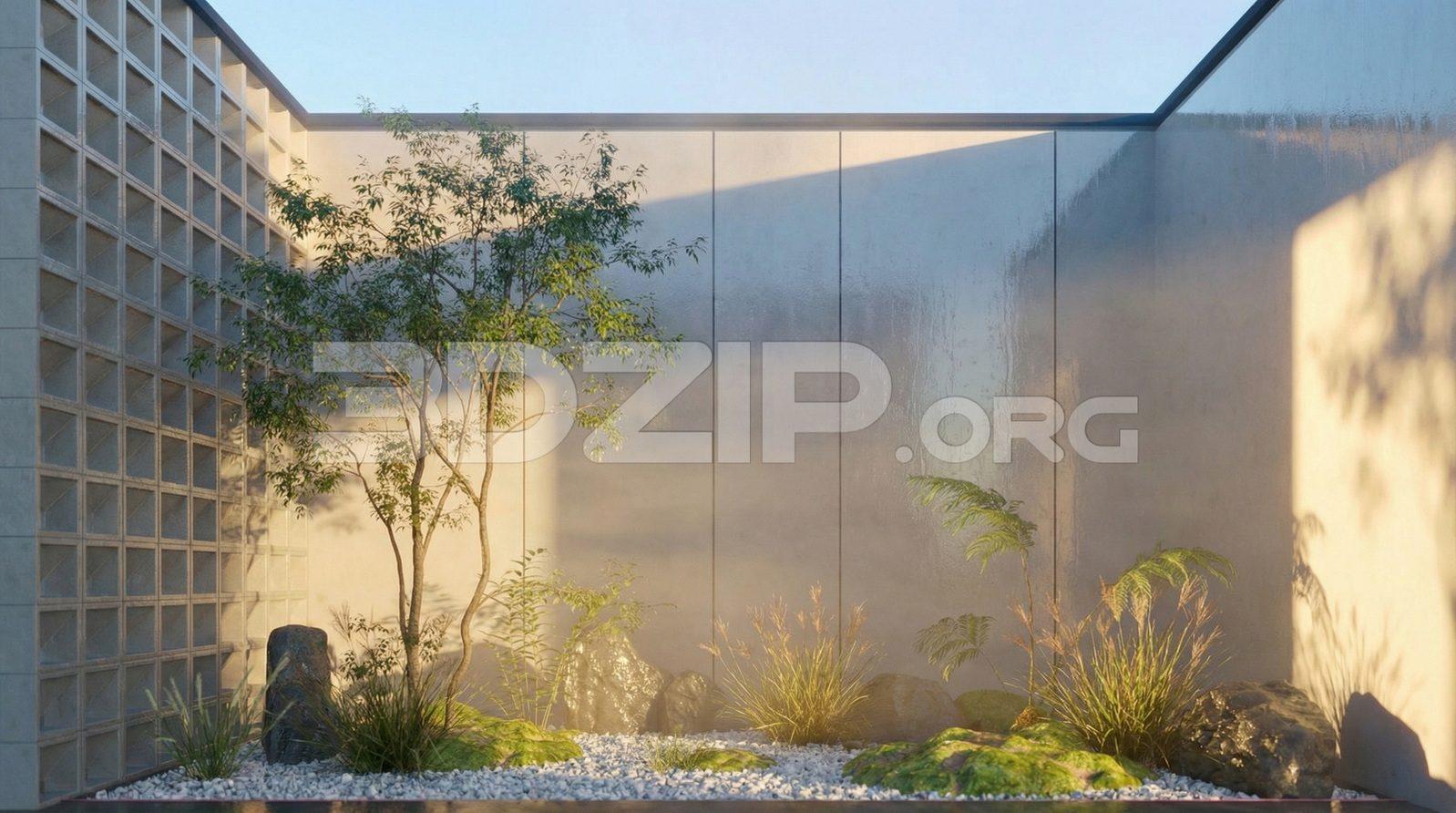 Tutorial Creating a Calm Japanese Zen Courtyard Garden