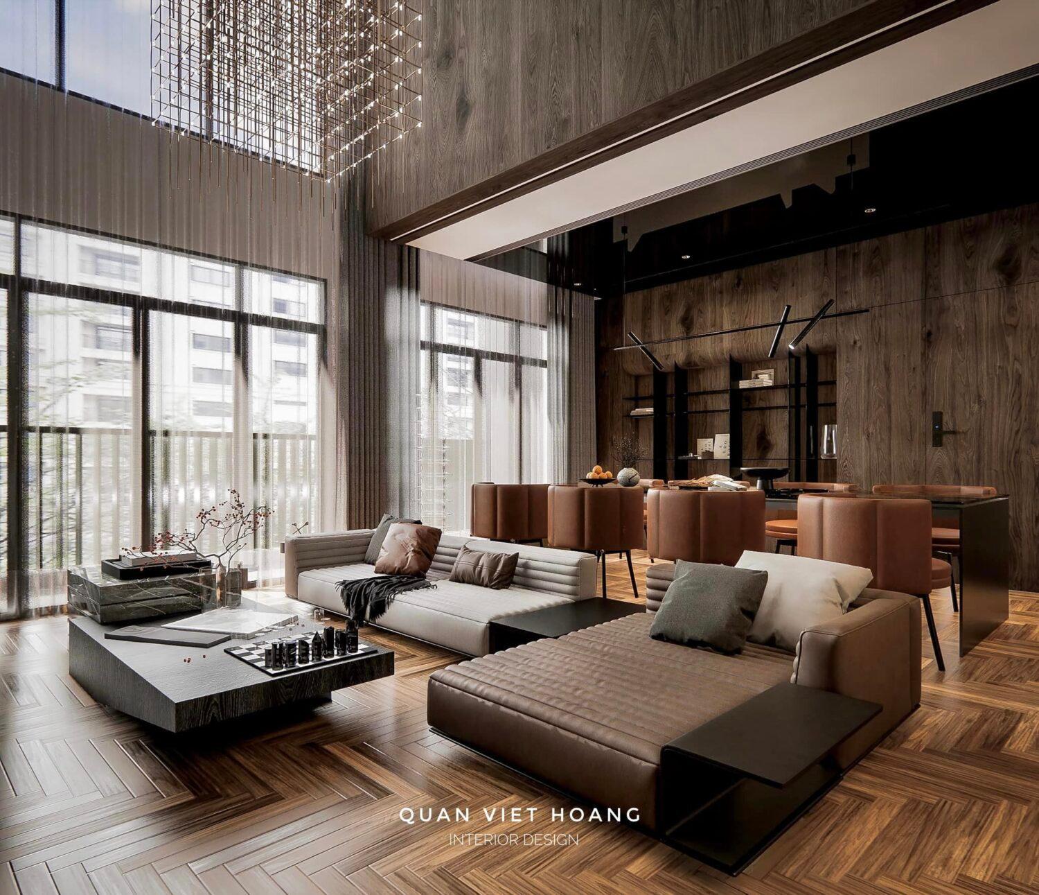 Living Room – Kitchen Interior