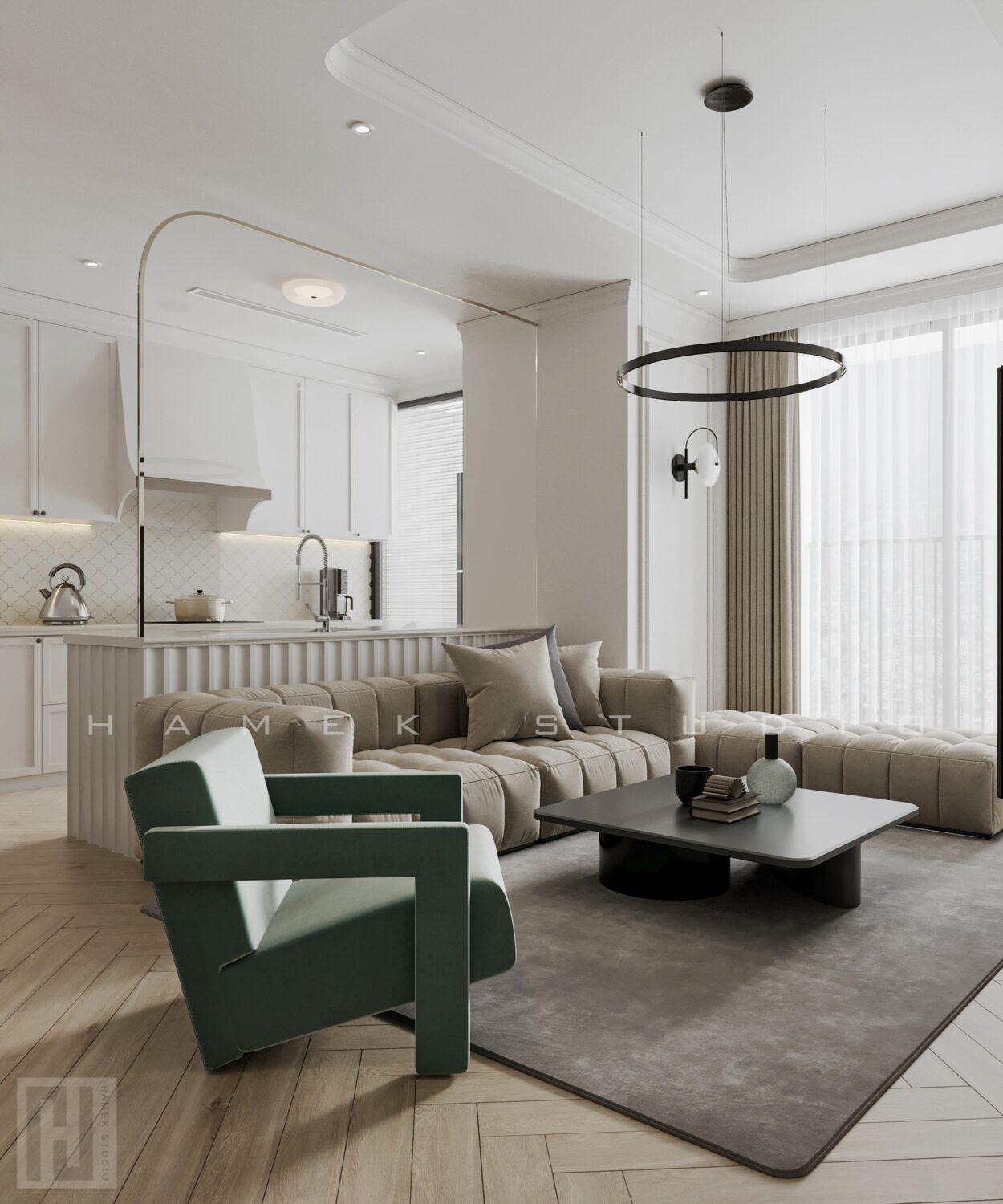 Apartment Interior — preview 1, by Giang Vu (3dzip)