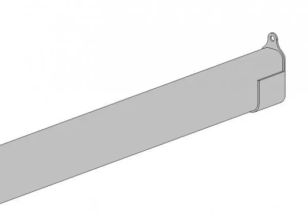 Cabideiro para marcenaria - Clothing rail rack — preview 1, by laisgouveia (RevitCity, CC0)