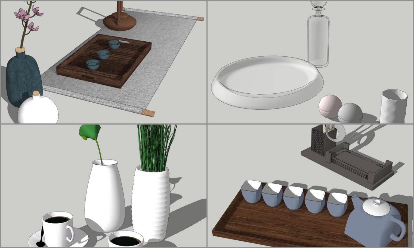 Combo Decor on Tea Coffee Table