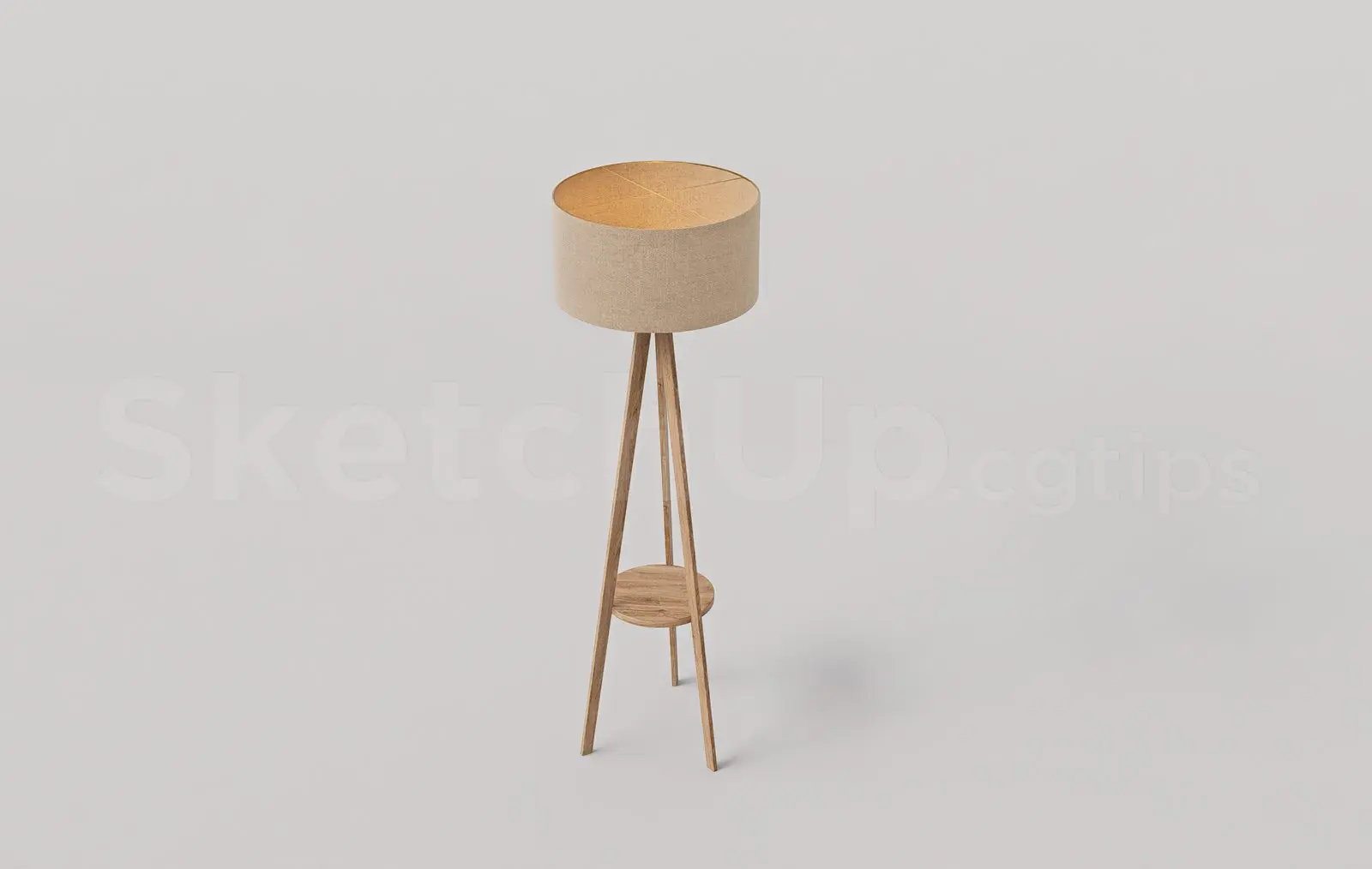 Floor Lamp Model Download for Interior Projects — preview 1 (cgtips)