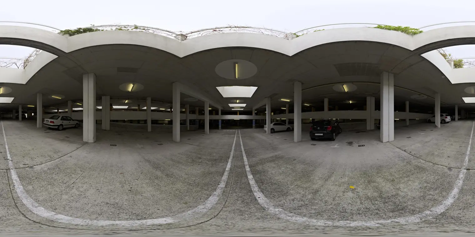 Skylit Garage — preview 1, by Greg Zaal, Rico Cilliers (Poly Haven, CC0)