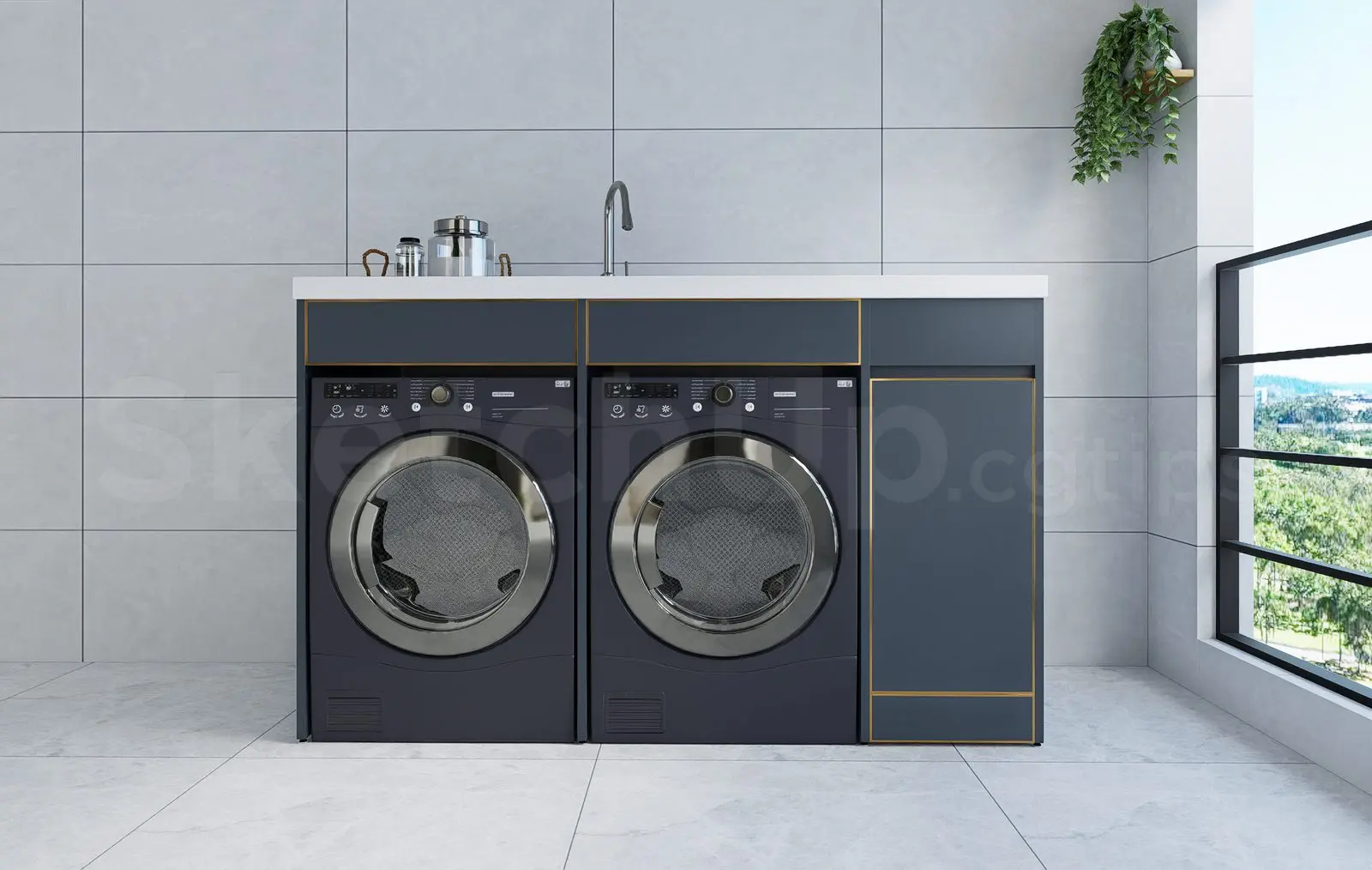 Modern Laundry Room