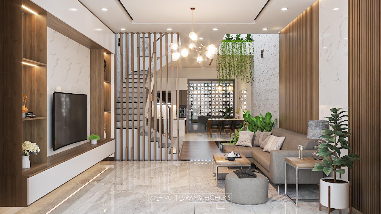 Living Room – Kitchen Interior