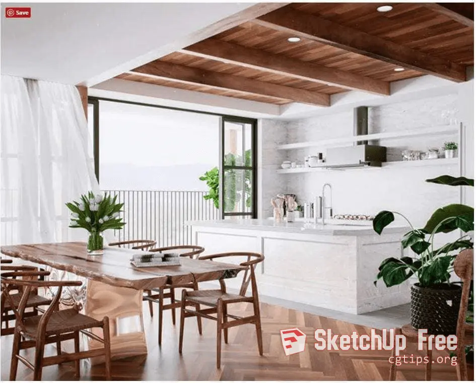 Interior Dining-Kitchenroom — preview 1 (cgtips)