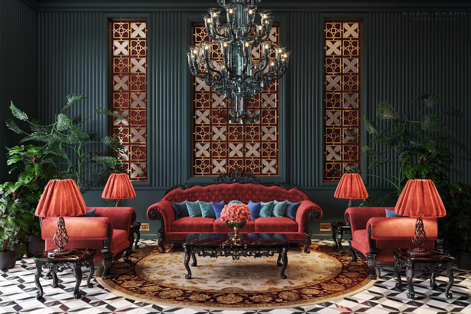 Interior Livingroom Scene