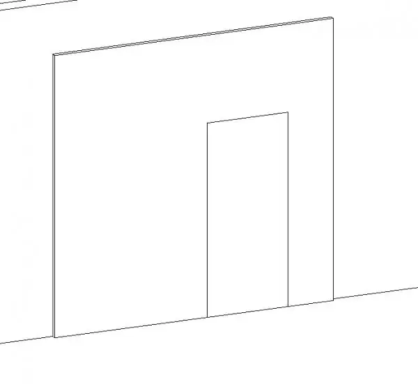 Industrial Sliding Door With Insert Door