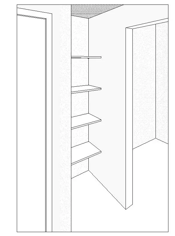 Shelving_Open shelf_4 shelf unit