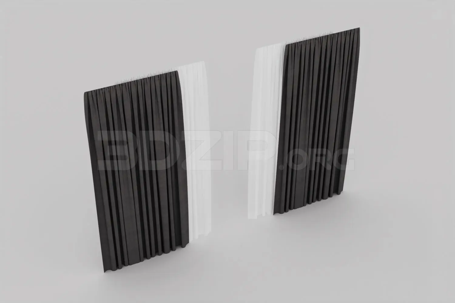 Curtains — preview 1, by Viet Long Lee (3dzip, CC0)