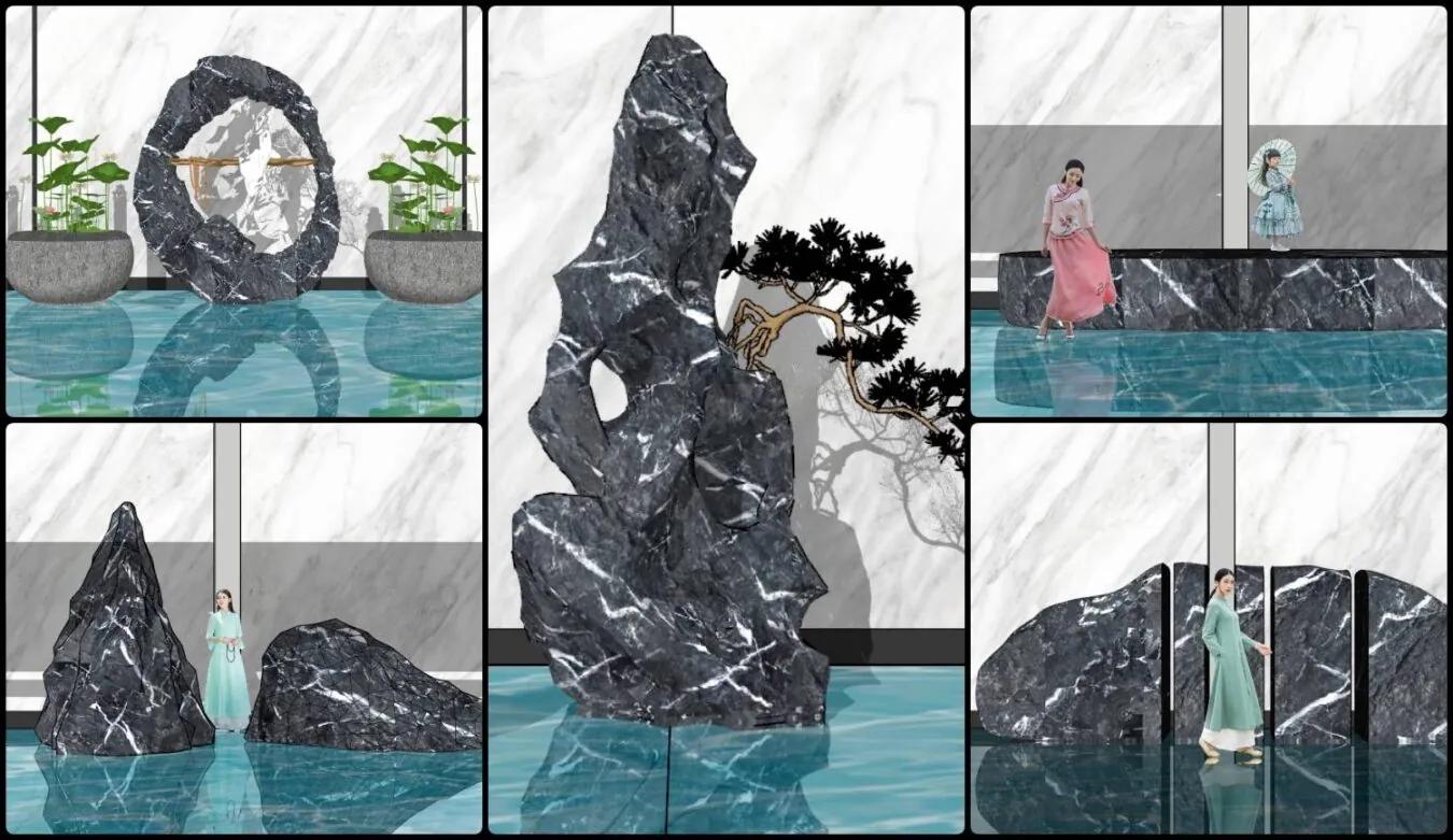 Rockery stone