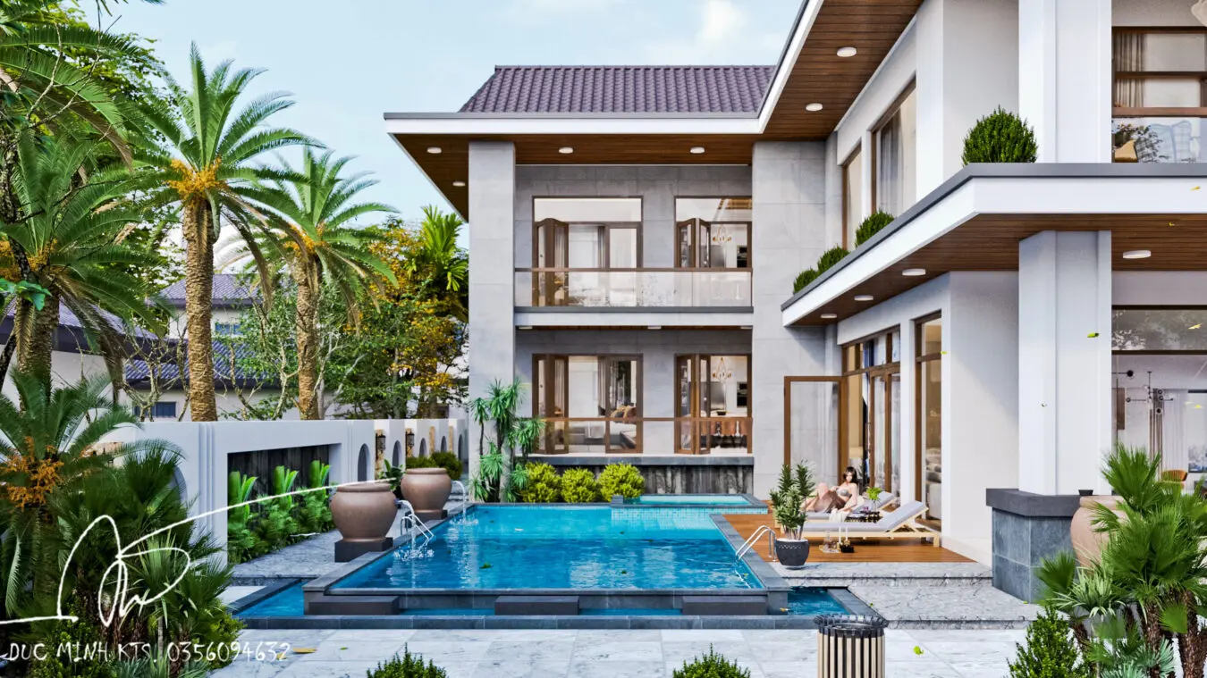 Villa Exterior — preview 1, by Do Duc Minh (cgtips)