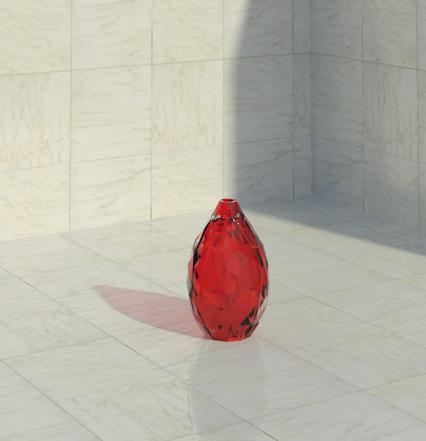 Red Vase