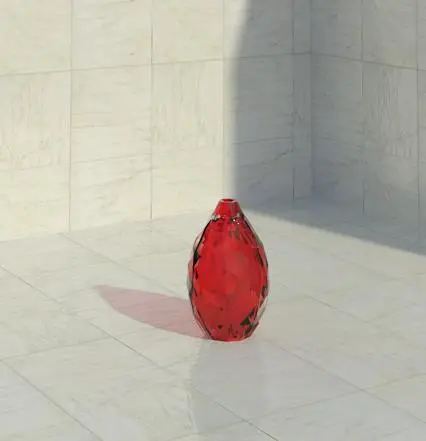 Red Vase