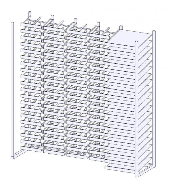 Paper Display Rack