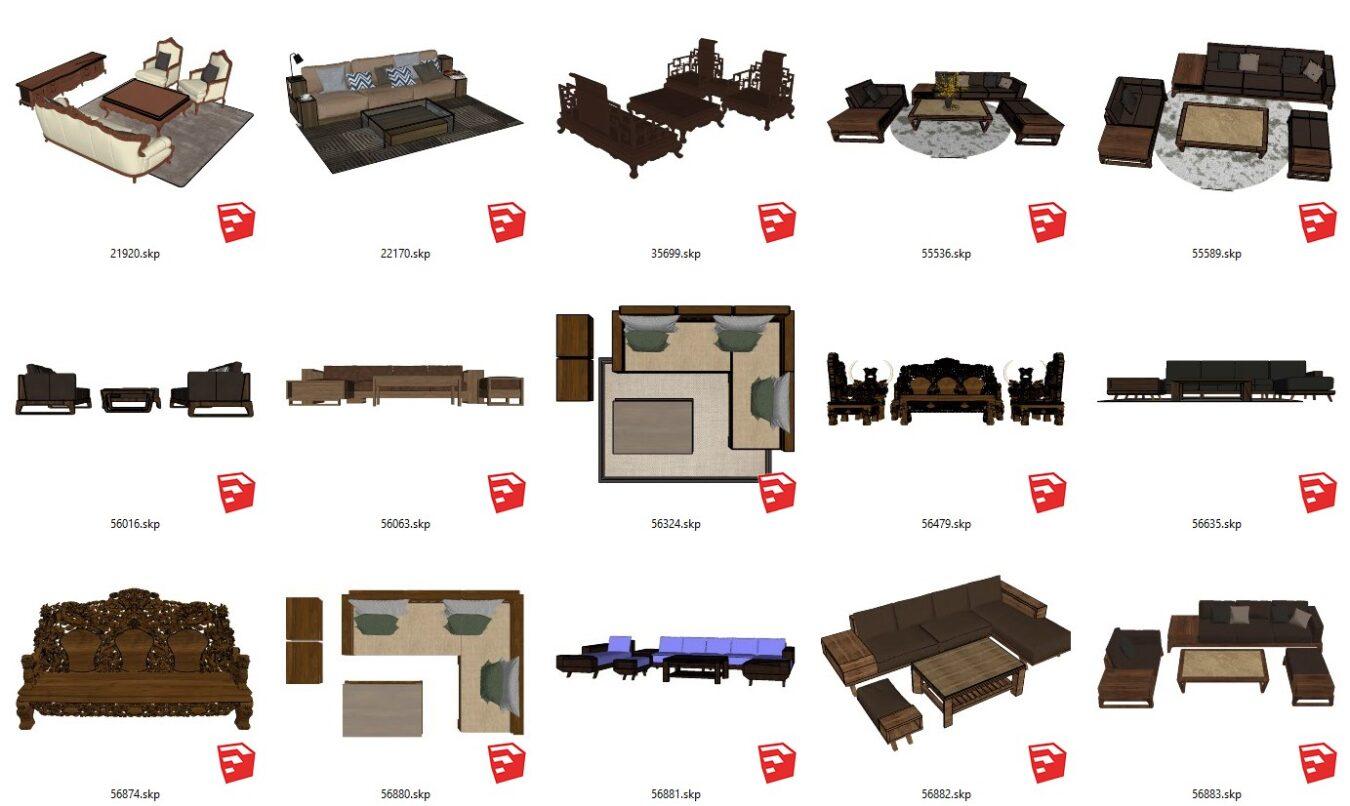 Wooden Sofas
