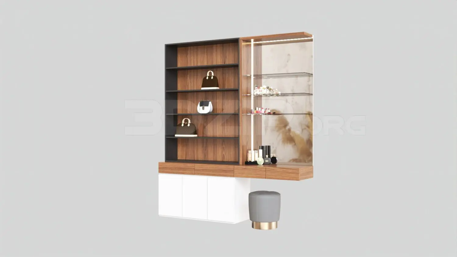 Wardrobe — preview 1 (3dzip, CC0)