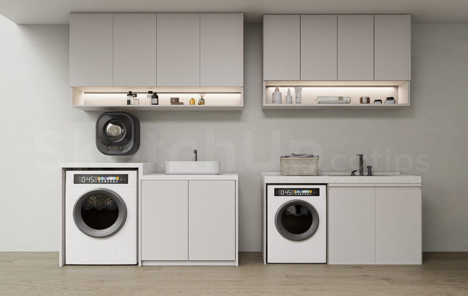 Modern Laundry Room — preview 1 (cgtips)