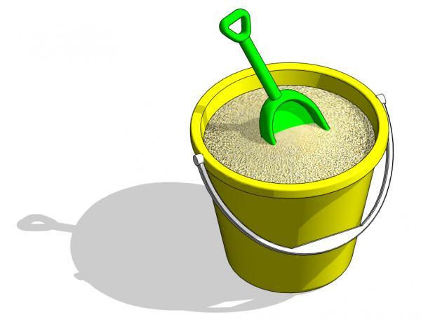 Beach Bucket and Shovel
