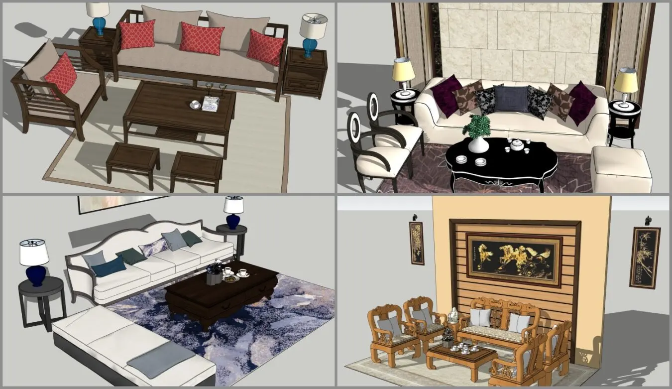 Combo Sofa Classic — preview 1 (cgtips)